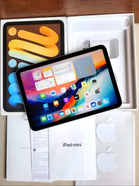 iPad Mini 6 Starlight Silver Mulus Like New Second Bekas Original