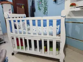 Hoomme Hana Baby Box Tempat Tidur Keranjang Kasur Box Bayi Second Baru