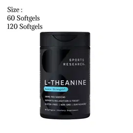 Sports Research L-Theanine Double Strength