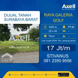 Tanah Citraland Raya Galeria Dijual