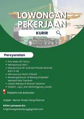 Kurir Motor Jnt Cargo