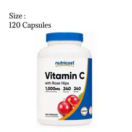 Nutricost Vitamin C 1000mg with Rose Hips