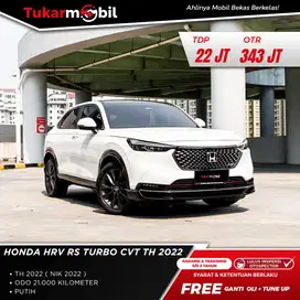 HONDA HRV RS TURBO PUTIH TAHUN 2022 Bensin panoramik