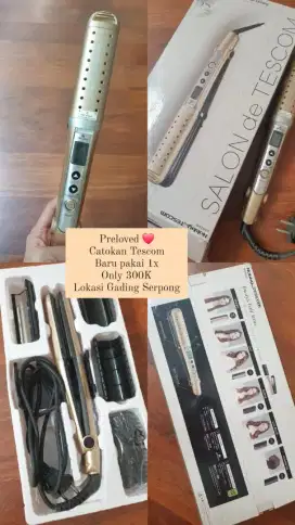 Catokan rambut lurus merk Tescom