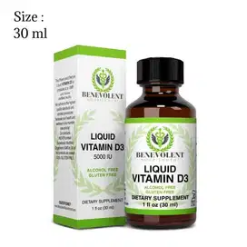 Benevolent Nourishment Liquid Vitamin D3 Drops 5000 IU