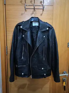 JAKET KULIT RAMONES SIZE XL