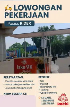 JUALAN KOPI PAKAI GEROBAK SEPEDA LISTRIK
