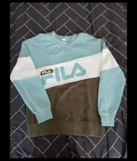 Green and white Sweater Fila
