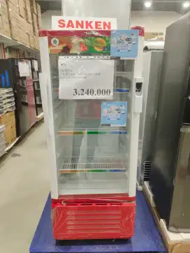 Sanken showcase 180L bisa cicil bunga 0%