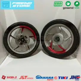 Velg+Ban Vario Karbu/Beat Karbu/Scoopy Karbu Original Copotan (Second)