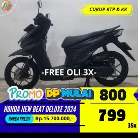 KREDIT MURAH DP HANYA 800RIBU HONDA NEW BEAT DELUXE 2024 SEKEN