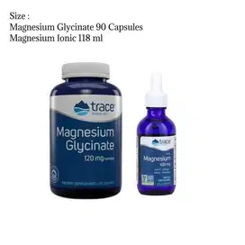 Trace Mineral Magnesium Glycinate / Magnesium Ionic Supplement