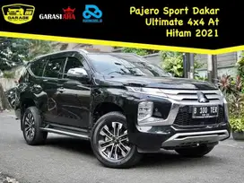 Pajero Sport Dakar Ultimate 4x4 Metik 2021 Hitam Super Low KM