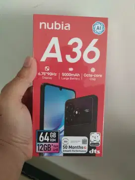 Nubia A36 RAM 4+8GB (NEW)