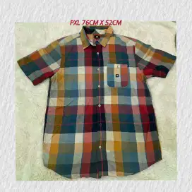 Baju dc original kemeja pria lengan pendek. Size m fit to L