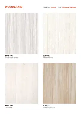 ECO HPL Woodgrain Series - By HPL TACO