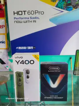 Ready stok VIVO Y400 NEW ram 8/256gb Cod gratis ongkir