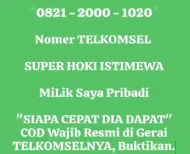 Nomer Super HOKI ISTIMEWA.telkomselJUAL CEPATSyPemiLik Langsung+Nego