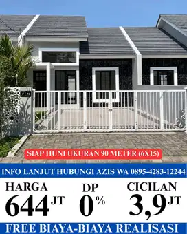 Rumah baru siap huni lokasi prima garden estate sukodono sidoarjo