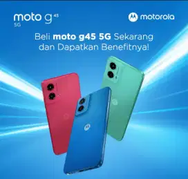 BEST BUY! MOTOROLA G45 5G 8/256GB, GARANSI RESMI 12 BULAN