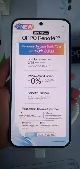 OPPO RENO 14 5G 8/256 GB Erafone Paradise Walk