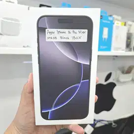IPhone 16 Pro Max 256GB Black Titanium New Garansi Resmi IBox