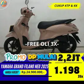 KREDIT YAMAHA GRAND FILANO NEO 2025 SEKEN DP MURAH ANGSURAN TERJANGKAU