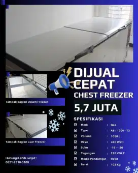 Freezer Gea AB - 1200 - TX