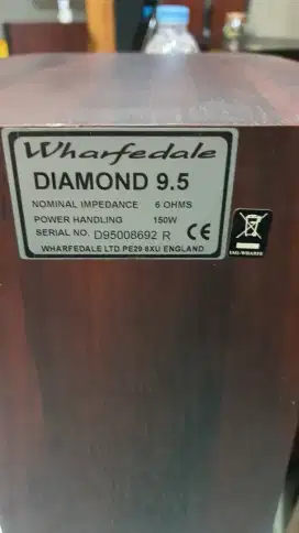 Satu set speaker Wharfedale 9.5