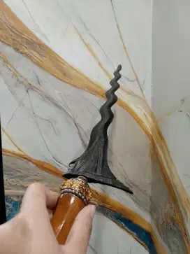 Keris Sepuh Santan pamor Pancuran Mas MAJAPAHIT