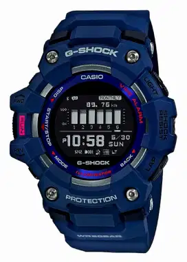 Jam Tangan Casio G-Shock Digital G-Squad Navy Strap GBD-100 pre owned