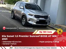 [ BERGARANSI ] Kia Sonet 1.5 Premier Sunroof BOSE AT 2021/2022