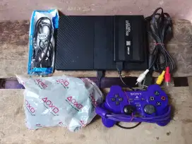 Gaduh PS2 slim hardisk 40gb tinggal main