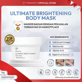 ISWHITE Body Mask Size 70 gram - Pencerah Tubuh Body Mask Mini Size
