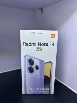 REDMI NOTE 14 5G RAM 12/512GB BARU GARANSI RESMI NASIONAL MSI