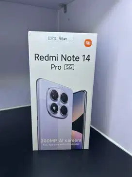 REDMI NOTE 14 PRO 5G RAM 12/512GB BARU GARANSI RESMI NASIONAL MSI