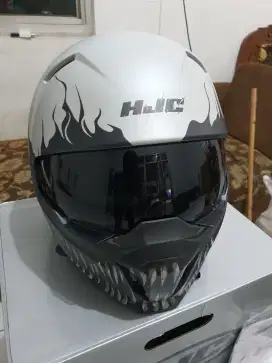 Helm hjc i20 scraw mc10sf modular ukuran xl