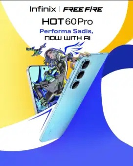 MURAH AJA! INFINIX HOT 60 PRO 8/256GB, HELIO G200 GARANSI 12BLN