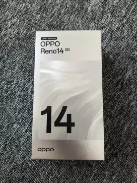 Oppo reno 14 5G 8/256 like new opal white