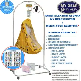 Dijual Tiang MY DEAR Chrome Stainless dan Ayunan Elektrik Portable