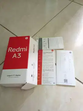 hp Xiaomi redmi A3 RAM 4/128