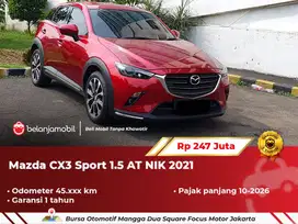 [ GARANSI 1TH ] Mazda CX-3 CX3 CX 3 Sport 1.5 AT Merah 2021/2022