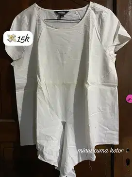 atasan putih polos