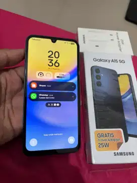 samsung a15 5g 8/256gb fullset mulus