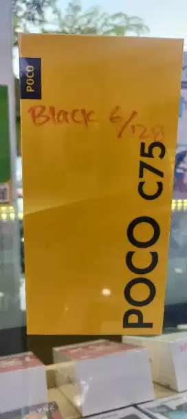 1JTA'AN POCO C75 RAM 6GB ROM 128GB (BARU SEGEL)