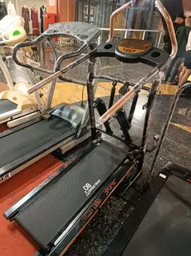 Treadmill manual jumbo bekas display toko 4fungsi