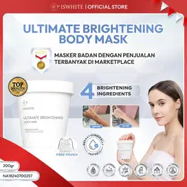 ISWHITE Body Mask Size 200 gram - Pencerah Tubuh Body Mask