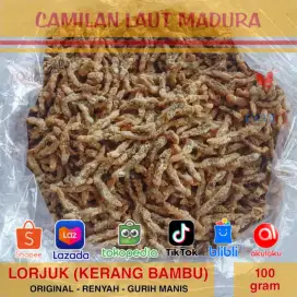 Lorjuk Kerang Bambu Goreng Renyah Gurih Bebas Gluten Asli Alami