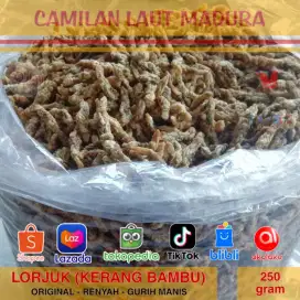 Camilan Laut Madura Lorjuk Kerang Bambu Goreng Renyah Gurih Keripik