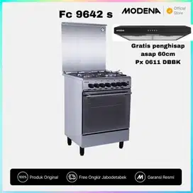 Kompor oven freestanding modena fc 9642 s 60cm